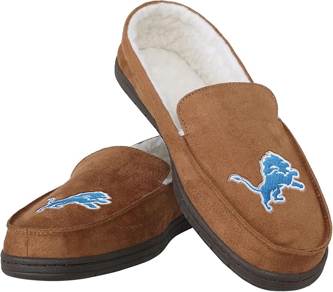 Detroit Lions Moccasin Slippers