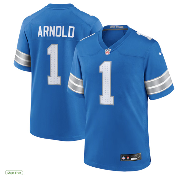 Terrion Arnold Detroit Lions jersey (Fanatics)