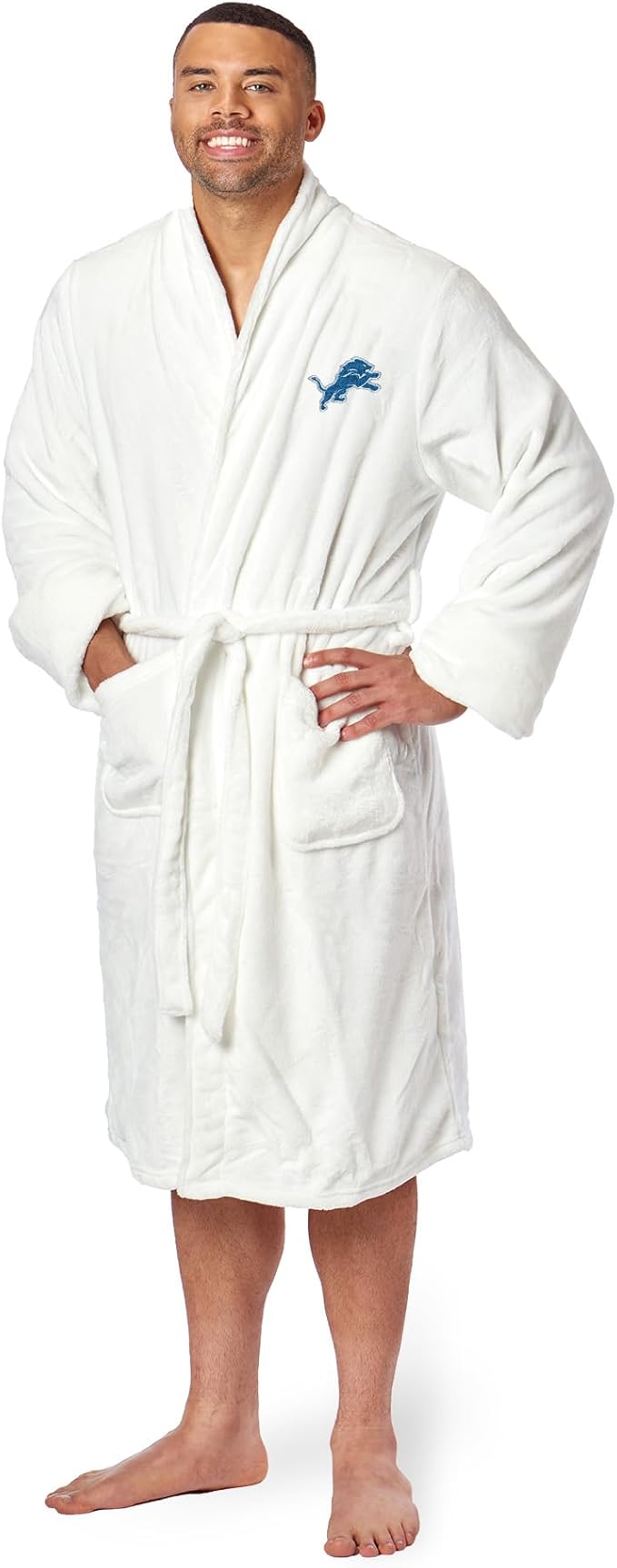 Detroit Lions Silk Bath Robe